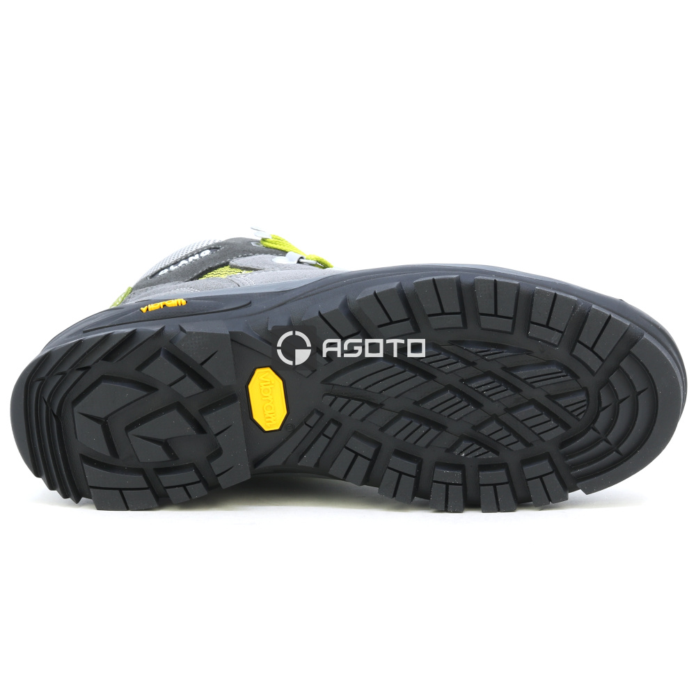 detail OLANG Tarvisio 822 šedá dámská kožená pohodlná outdoor obuv s membránou