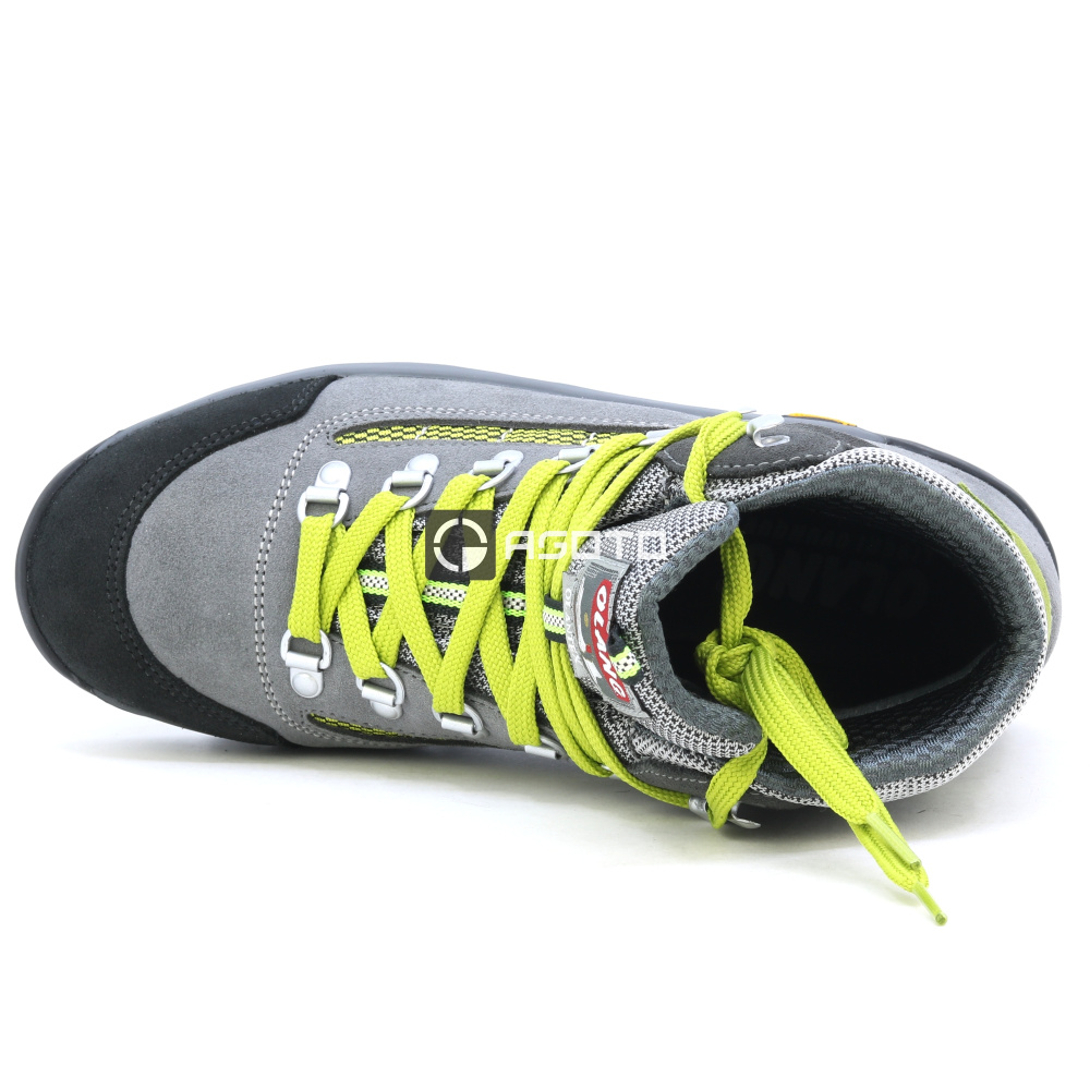 detail OLANG Tarvisio 822 šedá dámská kožená pohodlná outdoor obuv s membránou