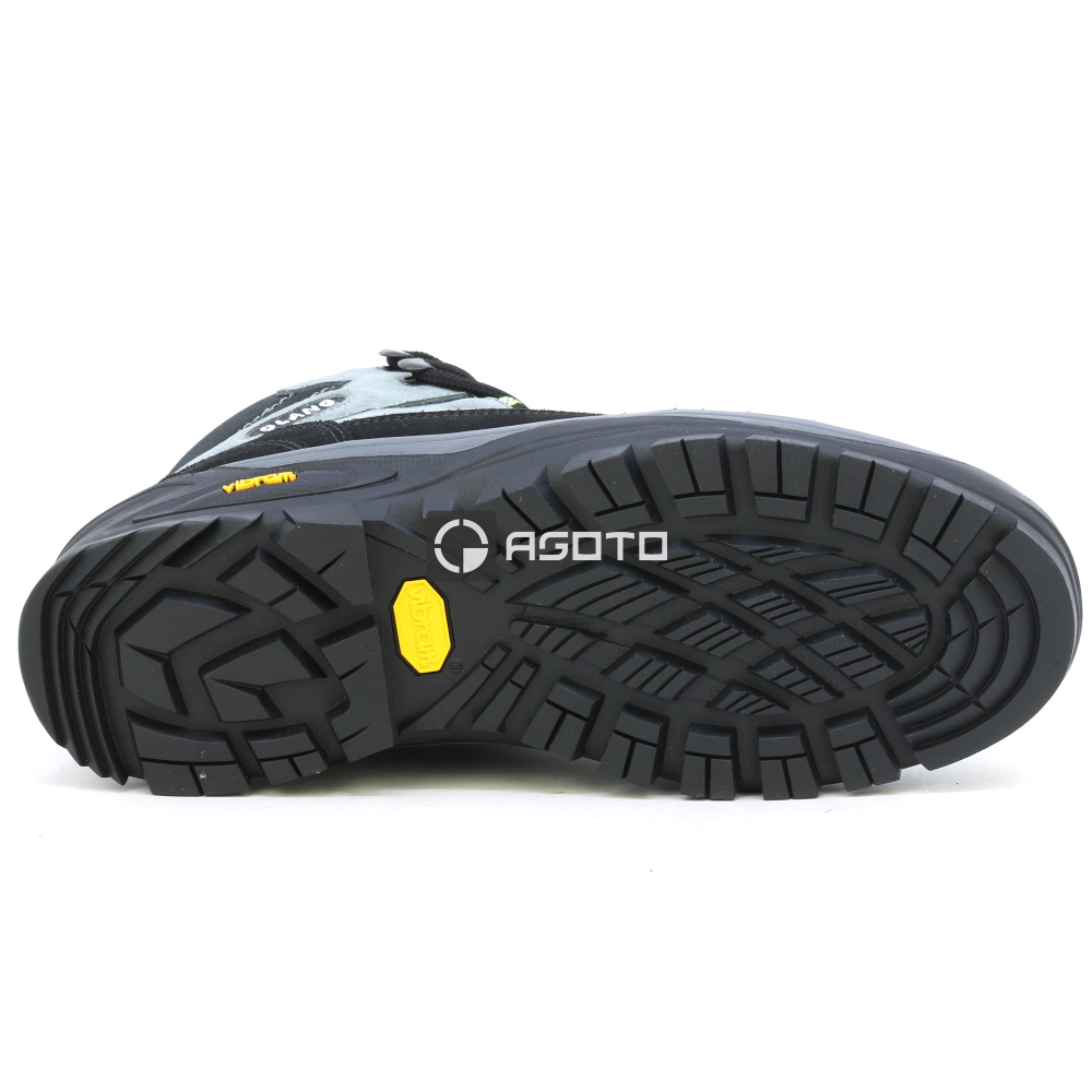 detail OLANG Badia 906 šedá pánská kožená pohdlná outdoor obuv s membránou