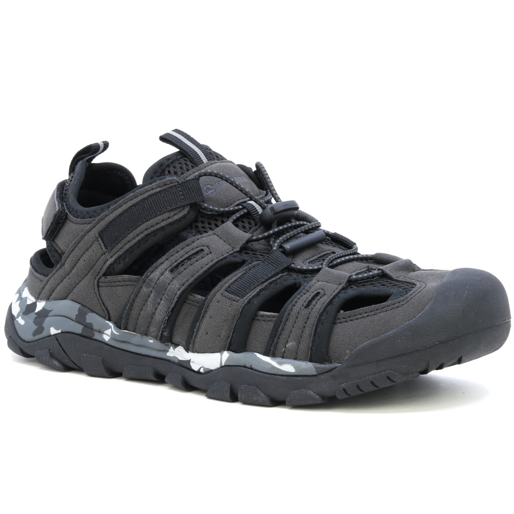 detail ALPINE PRO Horade černá pánská letní outdoor obuv