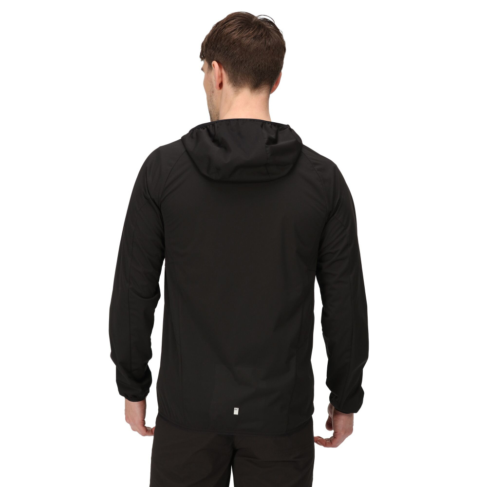 detail REGATTA Tarvos VI černá pánská outdoor bunda Isotex membrána