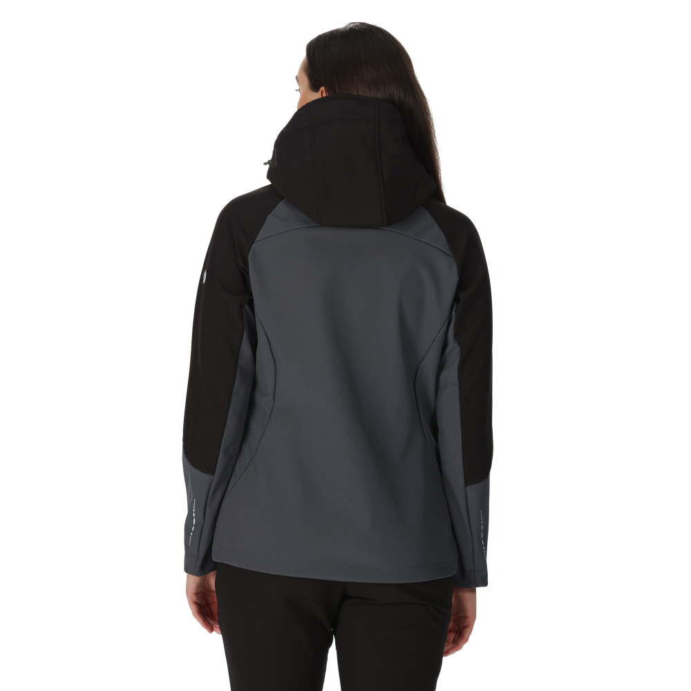 detail REGATTA Desoto VIII šedá dámská softshell bunda Isotex membrána