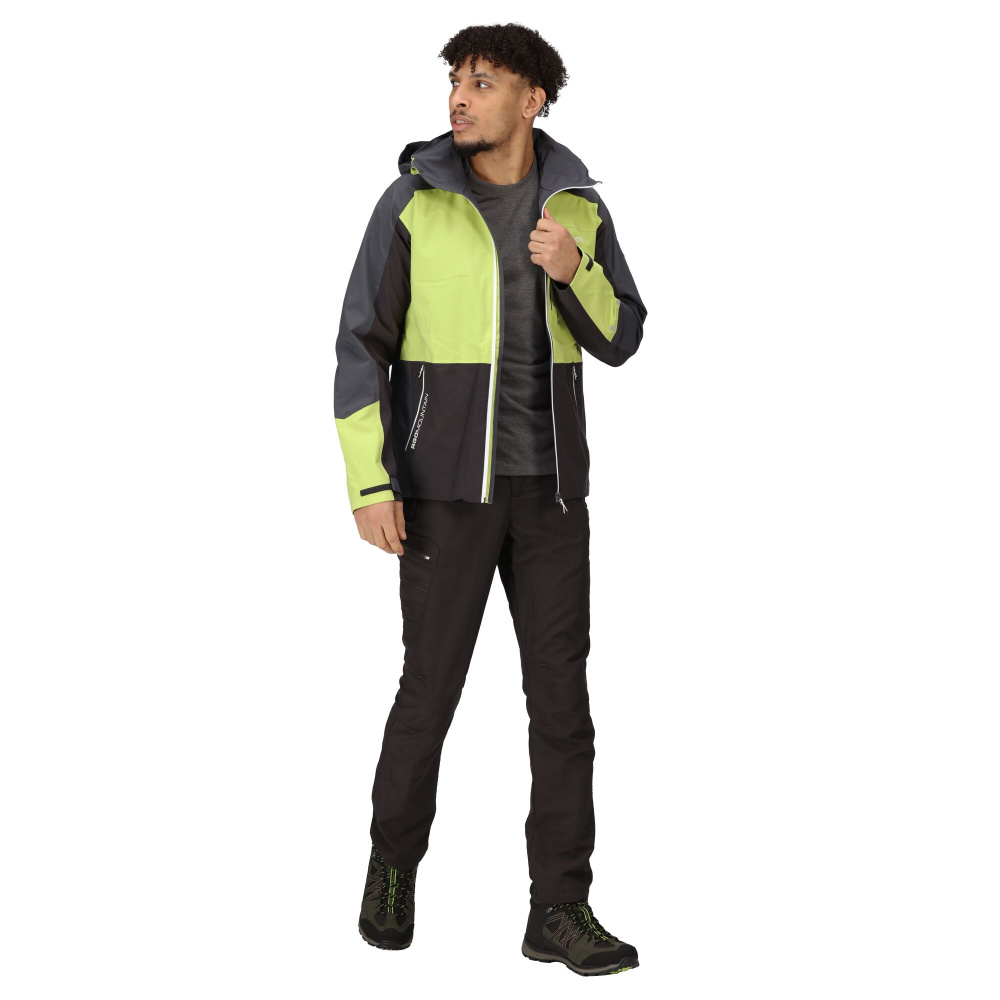 detail REGATTA Bosfield zelená pánská outdoor bunda Isotex membrána 10 000