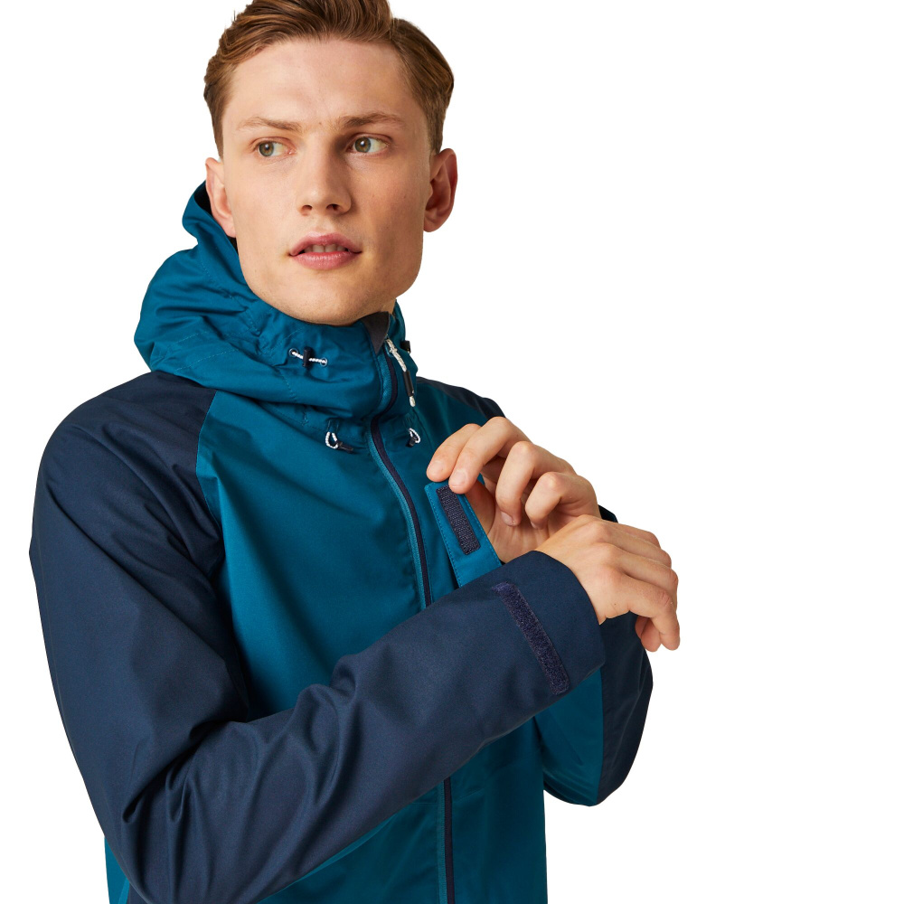 detail REGATTA Britedale modrá pánská outdoor bunda LED Isotex 10 000 mm