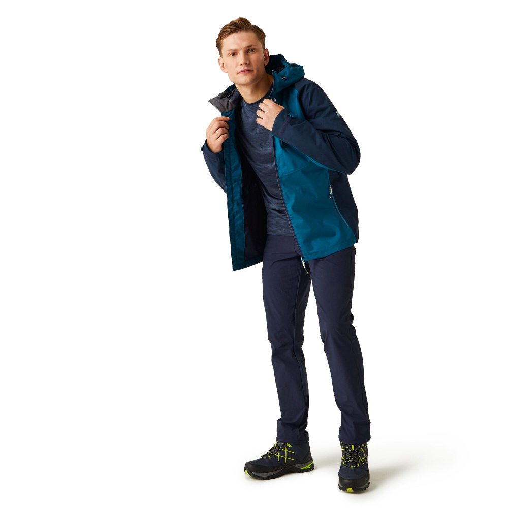 detail REGATTA Britedale modrá pánská outdoor bunda LED Isotex 10 000 mm
