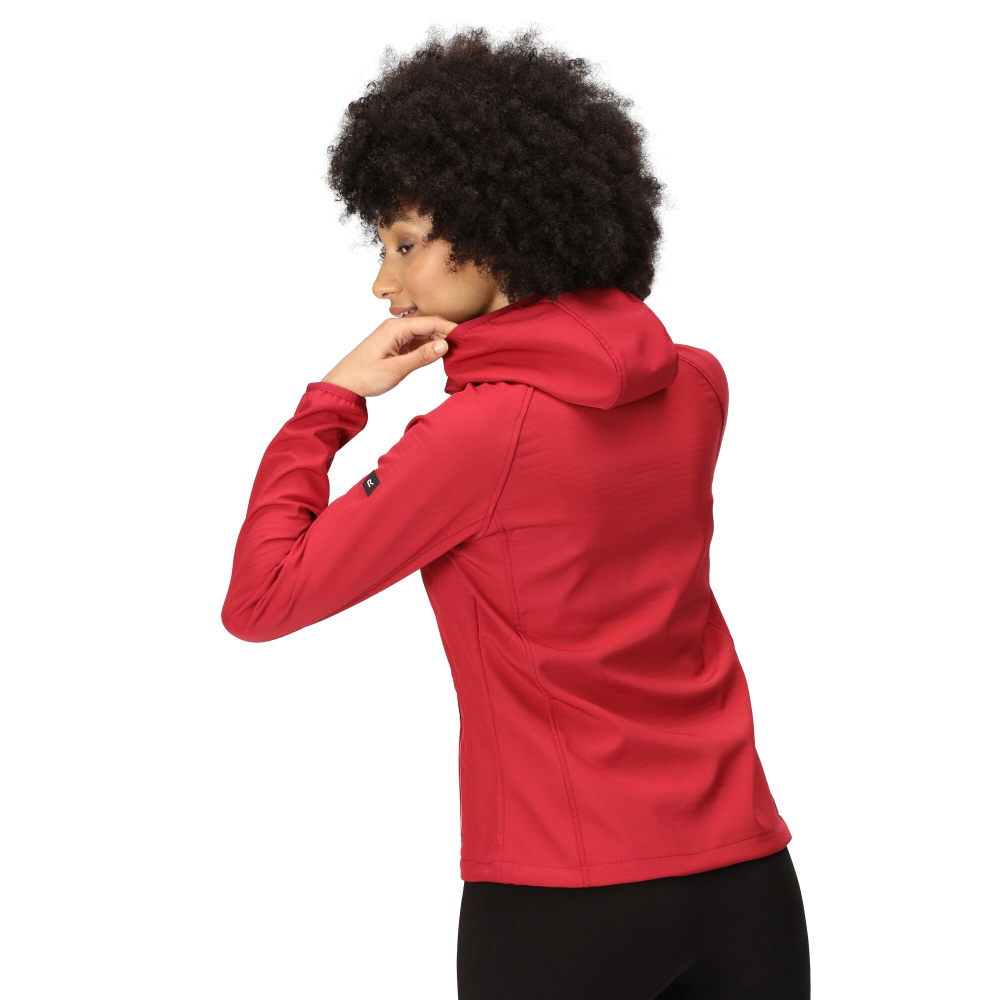 detail REGATTA Arec III červená dámská softshell bunda