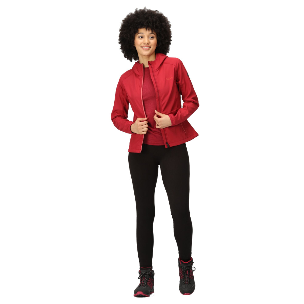 detail REGATTA Arec III červená dámská softshell bunda