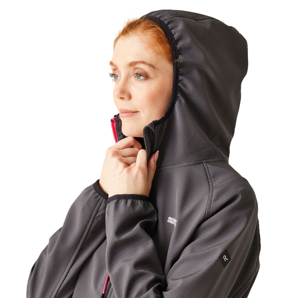 detail REGATTA Arec III šedá dámská softshell bunda