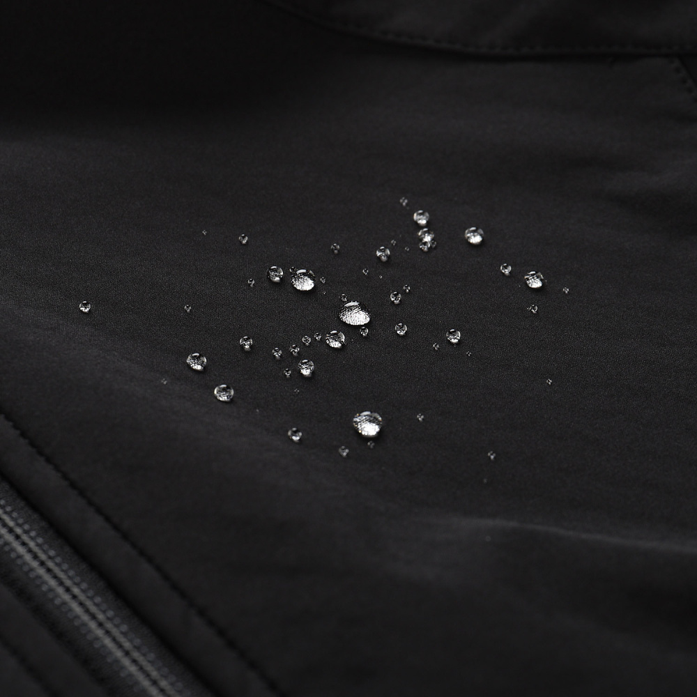 detail ALPINE PRO Hoora černá dámská softshell bunda 8000 mm