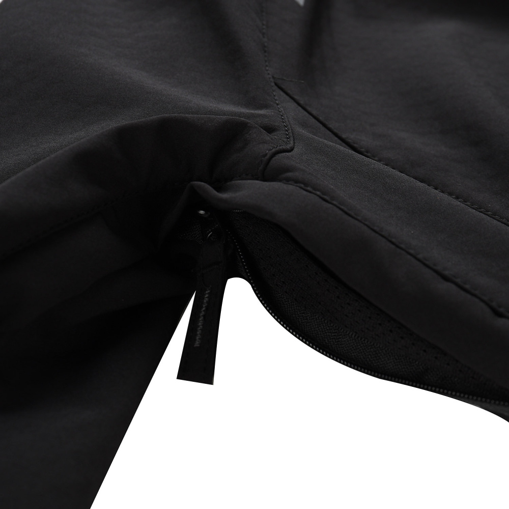 detail ALPINE PRO Hoora černá dámská softshell bunda 8000 mm