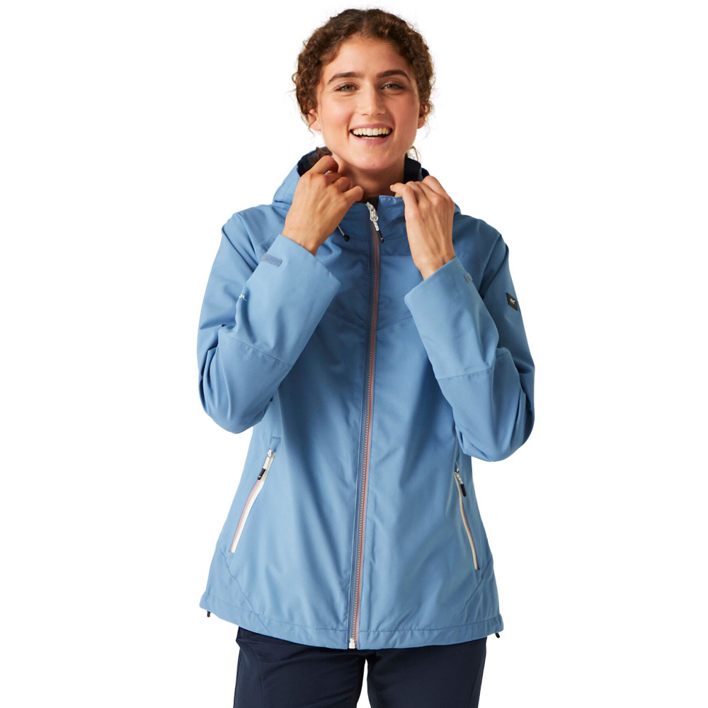 detail REGATTA Bosfield II modrá dámská outdoor bunda + Isotex membrána 10 000