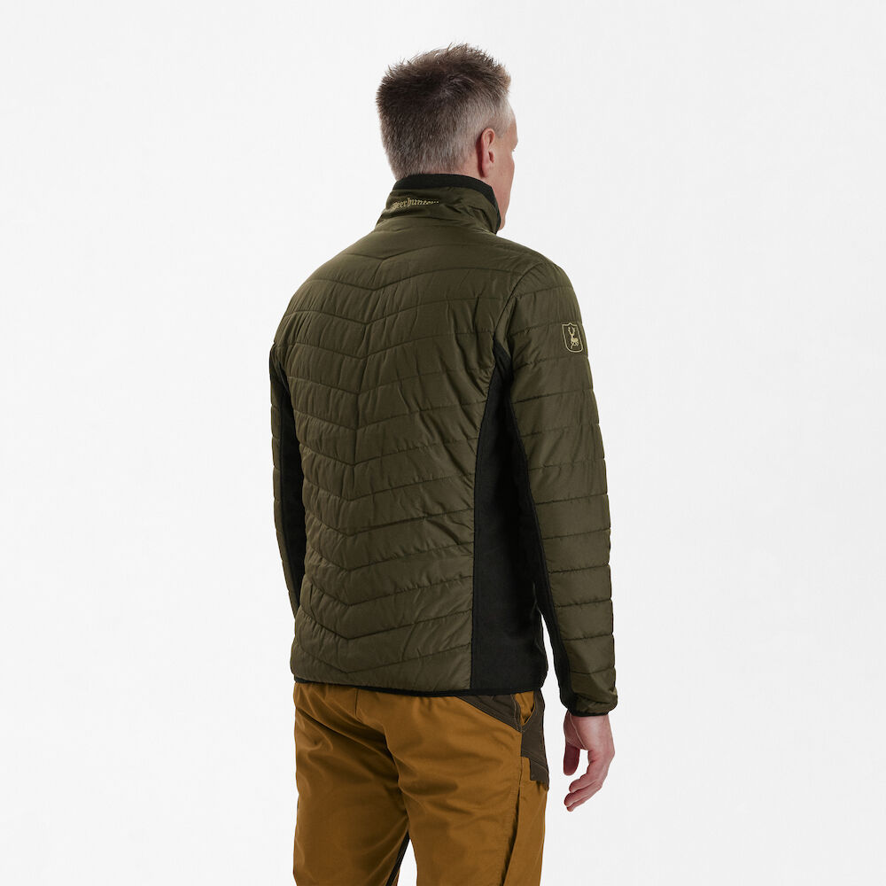 detail Deerhunter Denmark Moor olivová pánská bunda