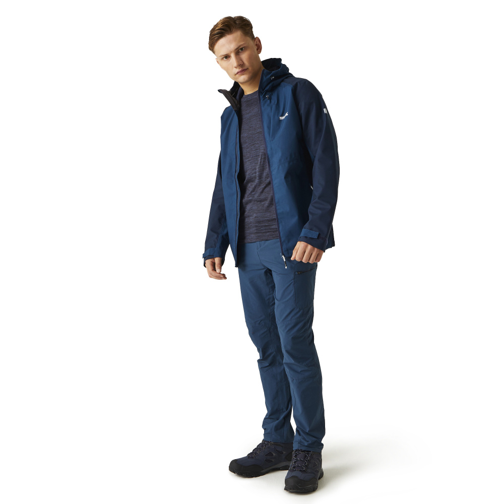 detail REGATTA Britedale modrá pánská outdoor bunda LED Isotex 10 000 mm