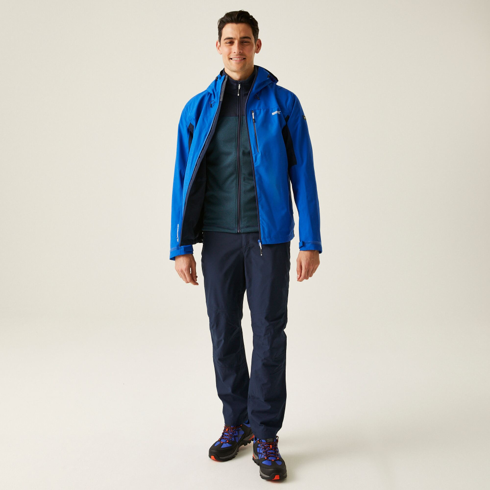 detail REGATTA Birchdale II modrá pánská outdoor bunda Isotex 10 000 mm