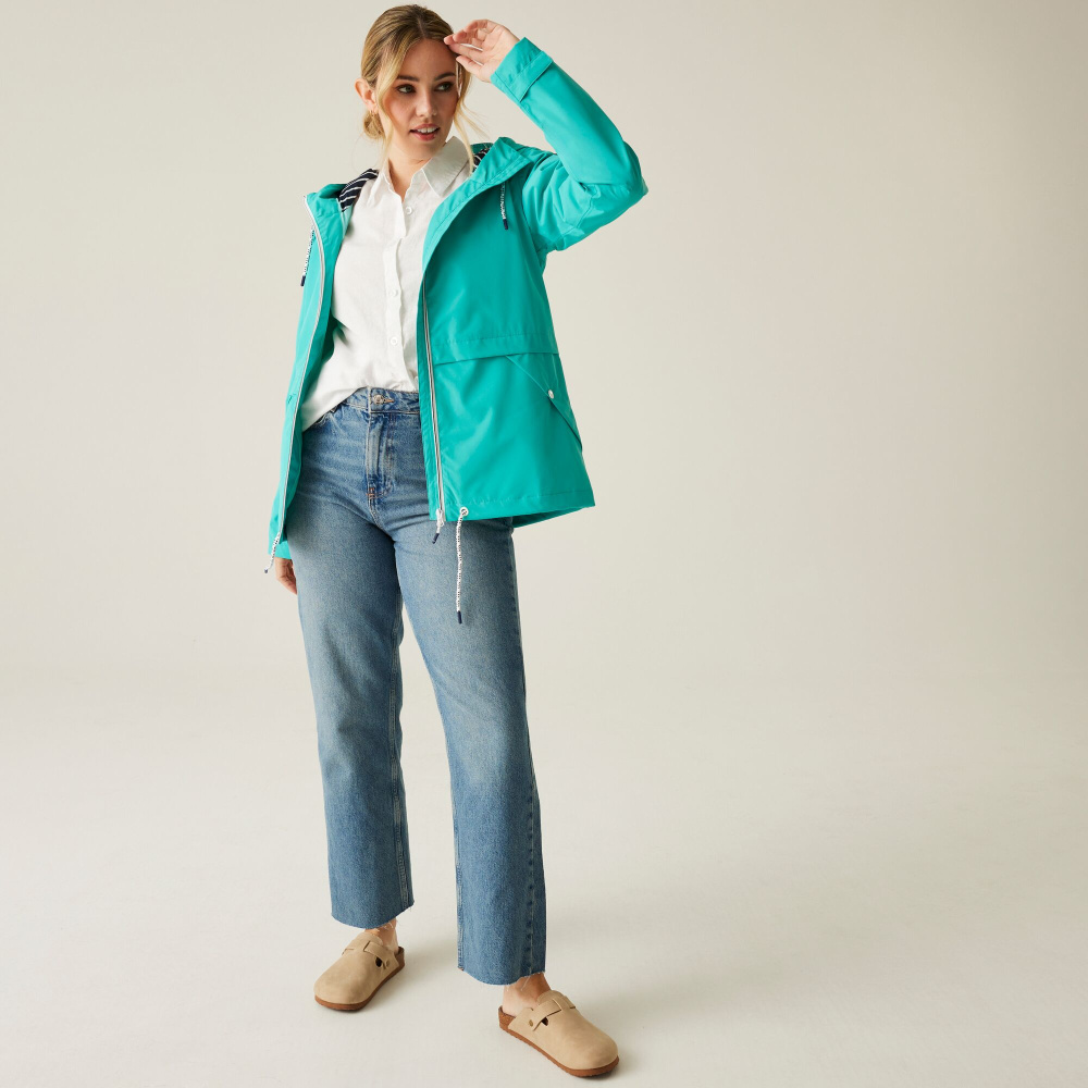 detail REGATTA Bayletta II modrá dámská outdoor bunda membrána Isotex 10 000 mm