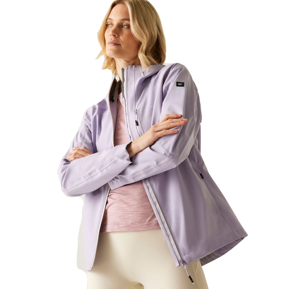 detail REGATTA Birchdale II fialová dámská outdoor bunda + membrána 10 000 mm
