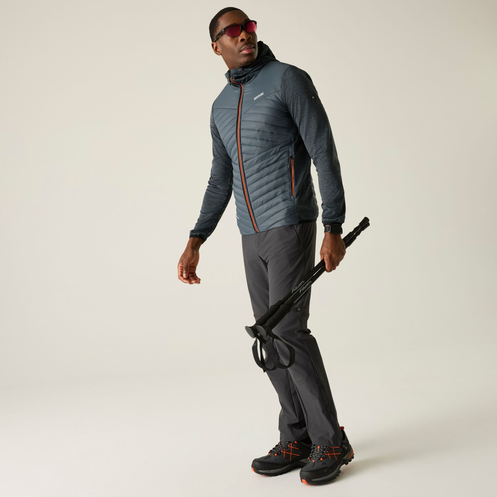 detail REGATTA Andreson Hybrid blue men's all-season outdoor jacket