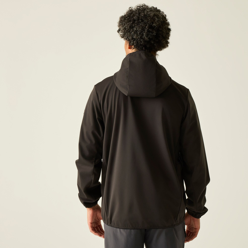 detail REGATTA Highton F/Z Midlayer blue men's all-season outdoor fleece jacket