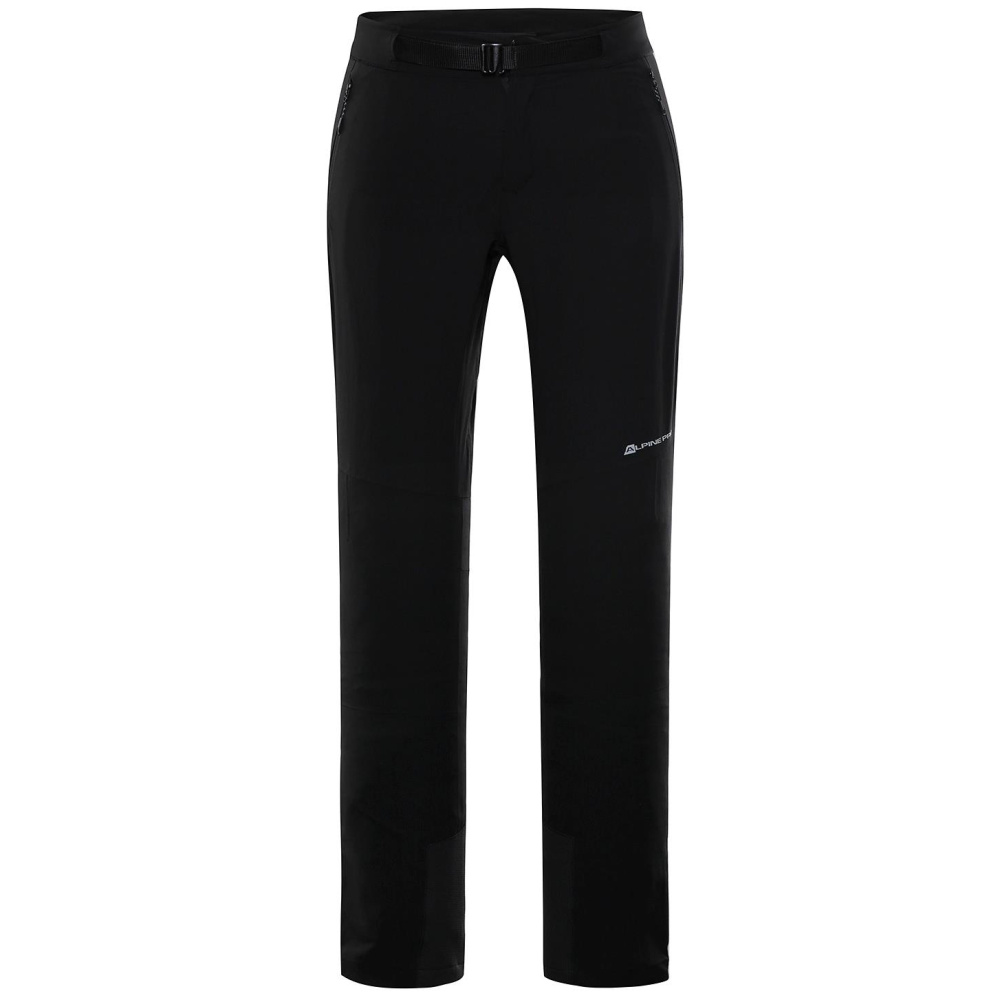 detail ALPINE PRO Rohana dámské softshell kalhoty černé