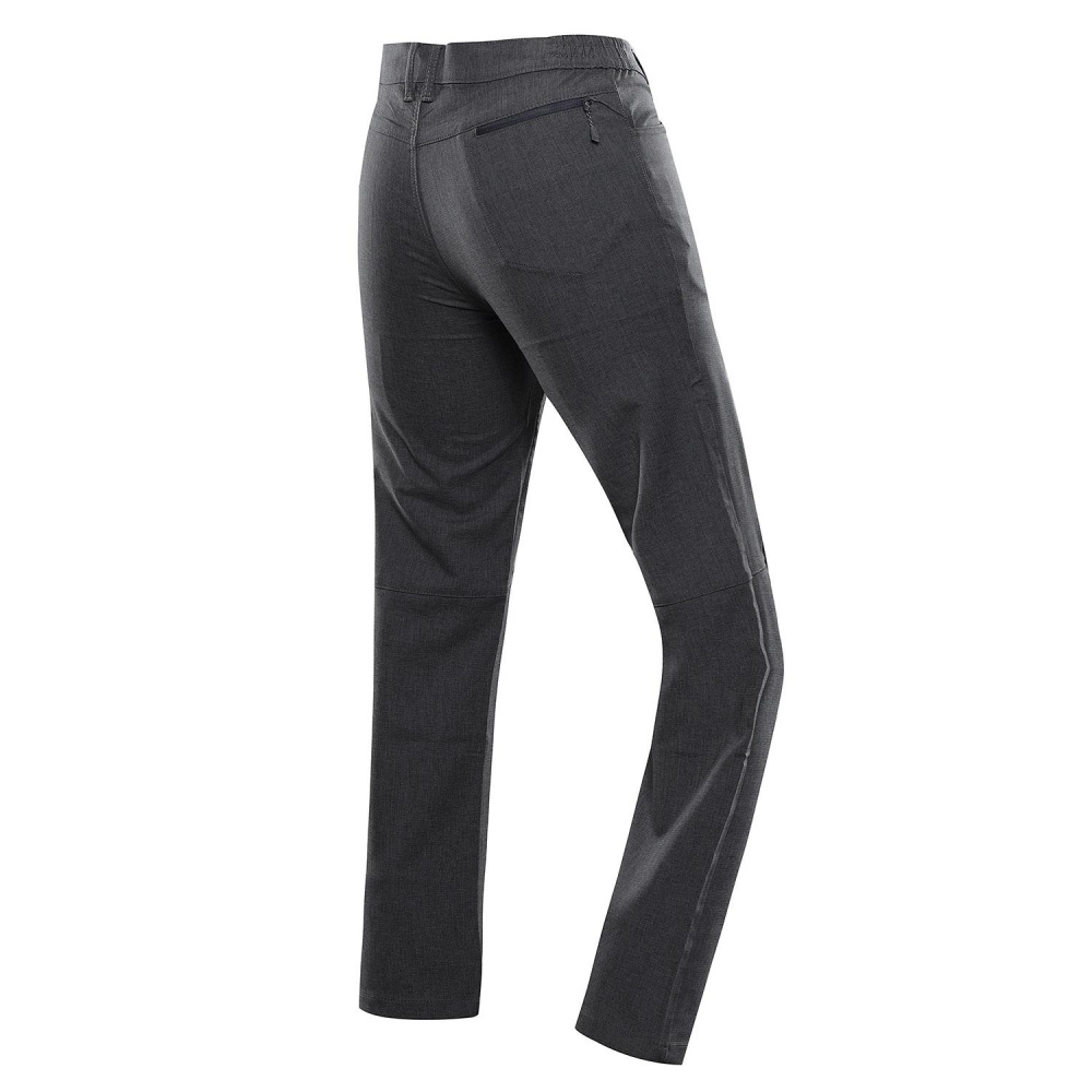 detail ALPINE PRO Timera šedé dámské softshell kalhoty