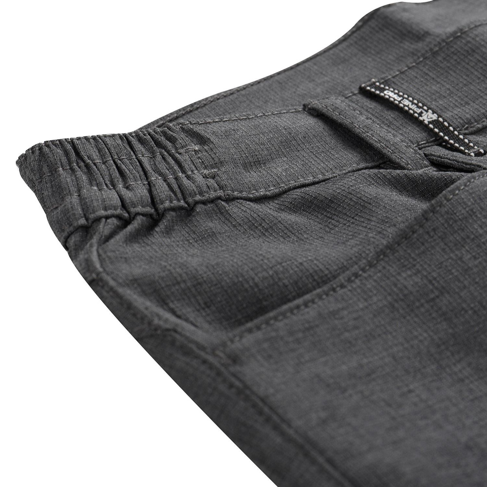 detail ALPINE PRO Timera šedé dámské softshell kalhoty