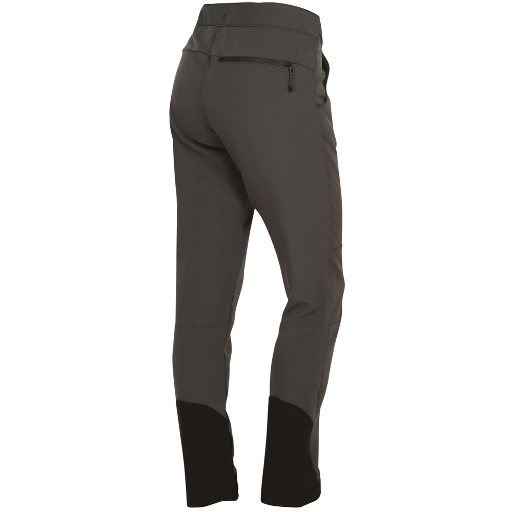 detail ALPINE PRO Arila šedé dámské funkční softshell kalhoty