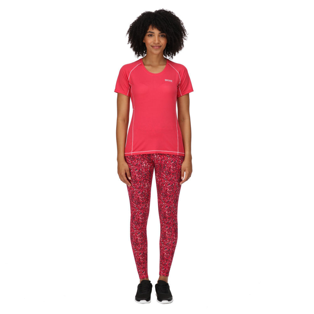 detail Regatta Holeen RWJ260/J7S vínové dámské legíny