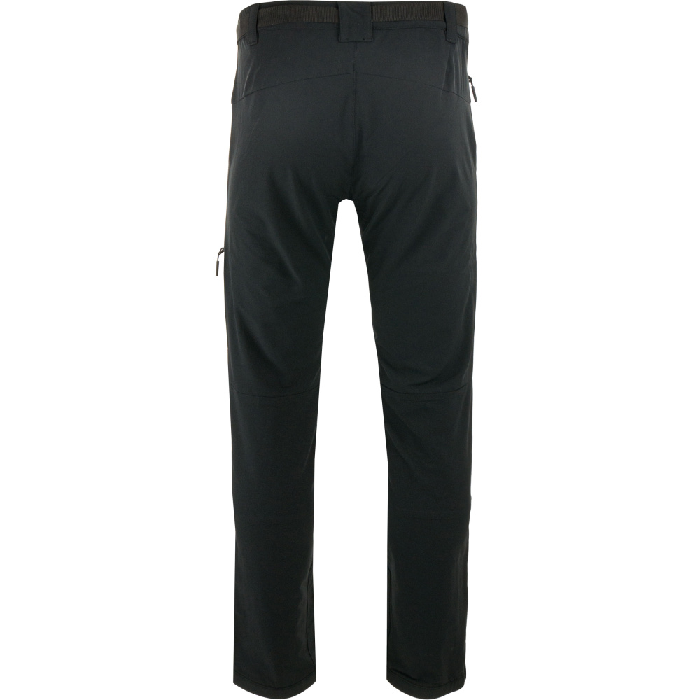 detail ALPINE PRO Okem černé pánské softshell kalhoty