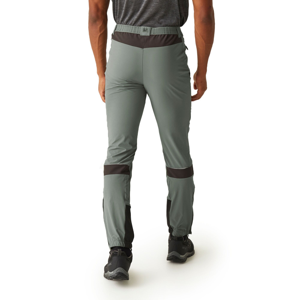 detail REGATTA Mountain Trs III zelené pánské outdoor kalhoty