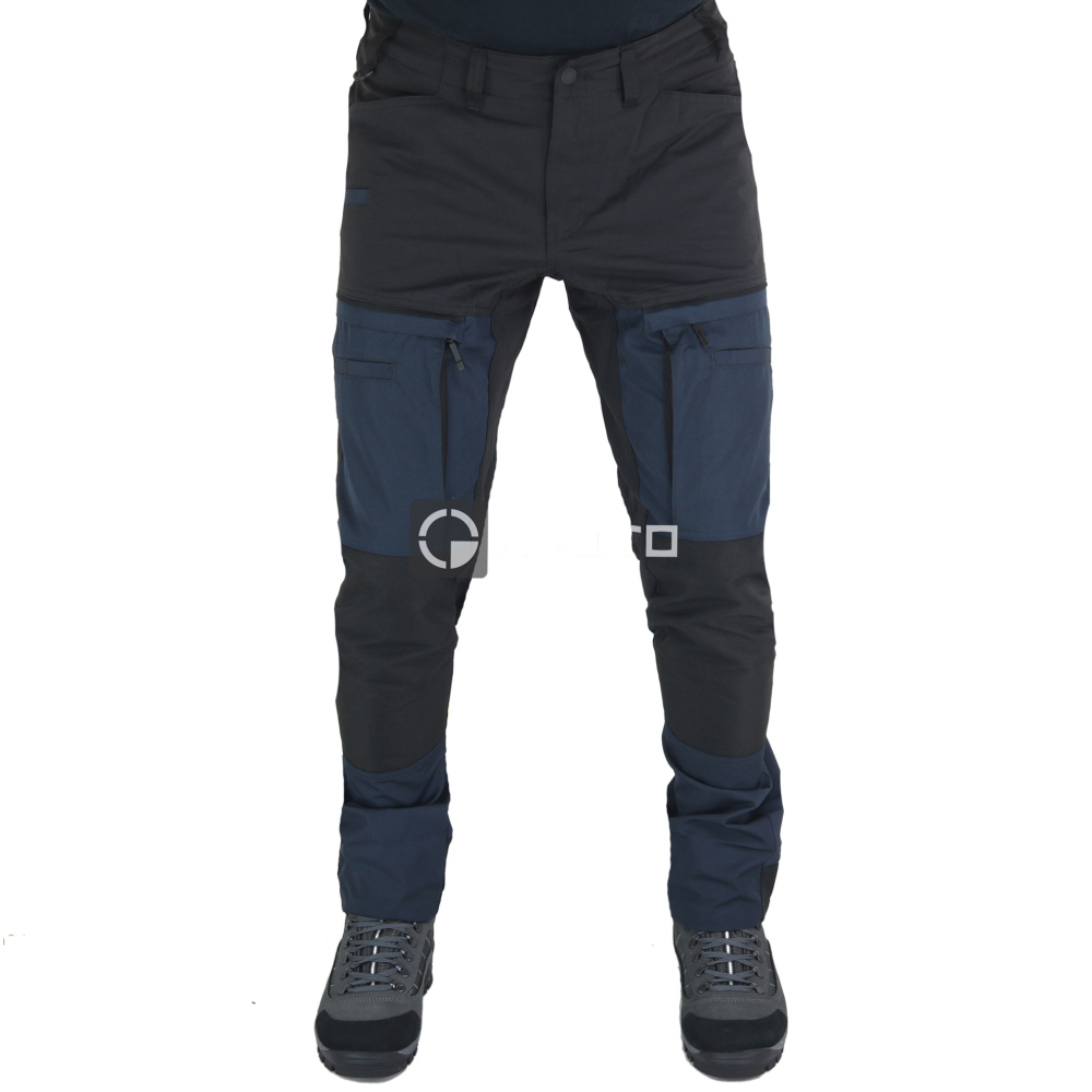 detail BLAKLADER Sweden modré pánské outdoor/pracovní kalhoty Stretch CORDURA®