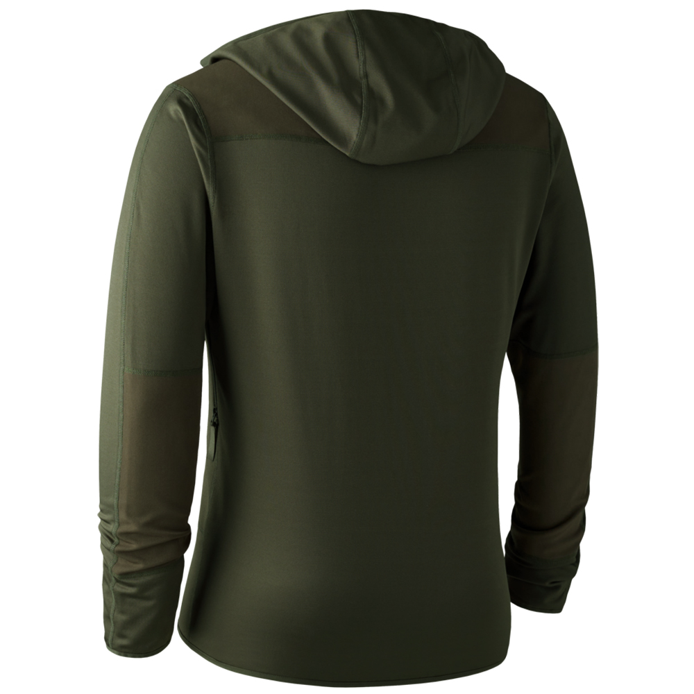 detail Deerhunter Denmark Roqaland Sweat olivová pánská funkční mikina