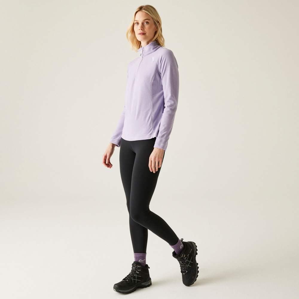 detail REGATTA Womens Montes fialová dámská outdoor mikina kr.zip