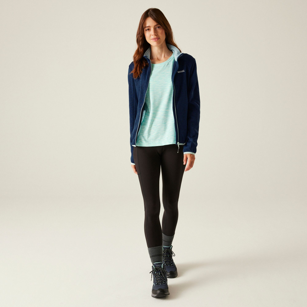 detail REGATTA Wms Newhill modrá dámská outdoor mikina