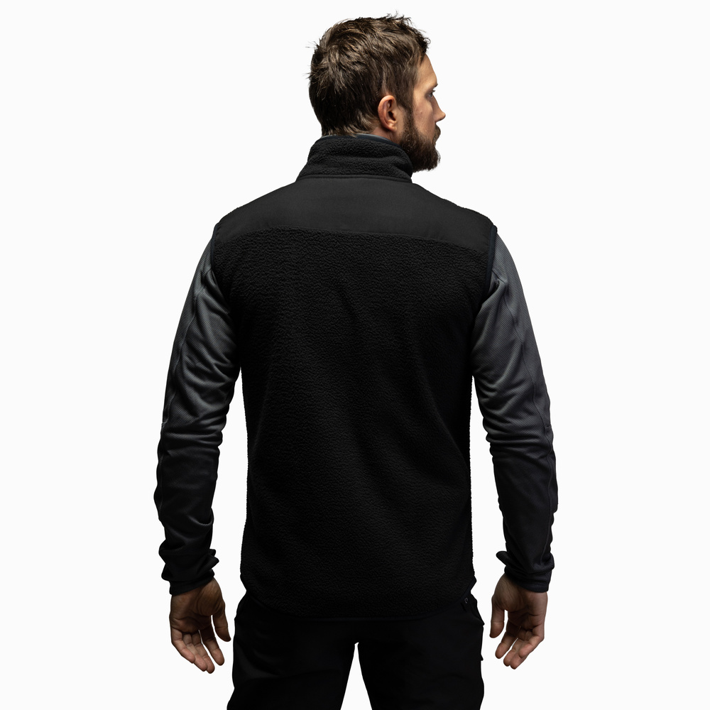 detail Beyond Nordic Sweden BN306 černá pánská fleece zateplená vesta
