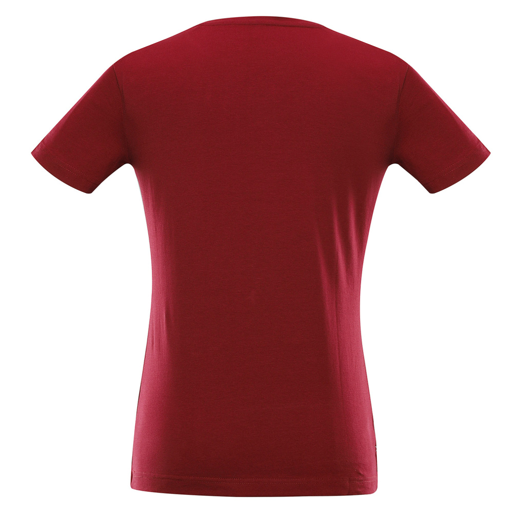 detail ALPINE PRO Allona vínové dámské triko stretch