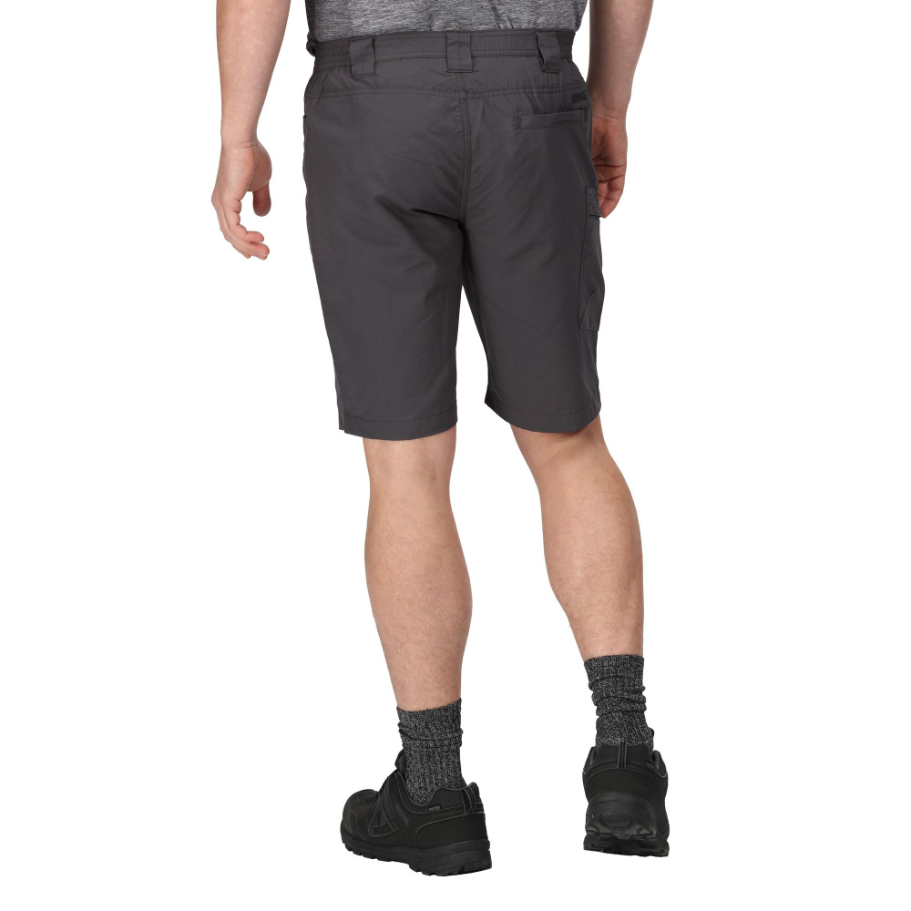 detail REGATTA Delgado šedé pánské kraťasy