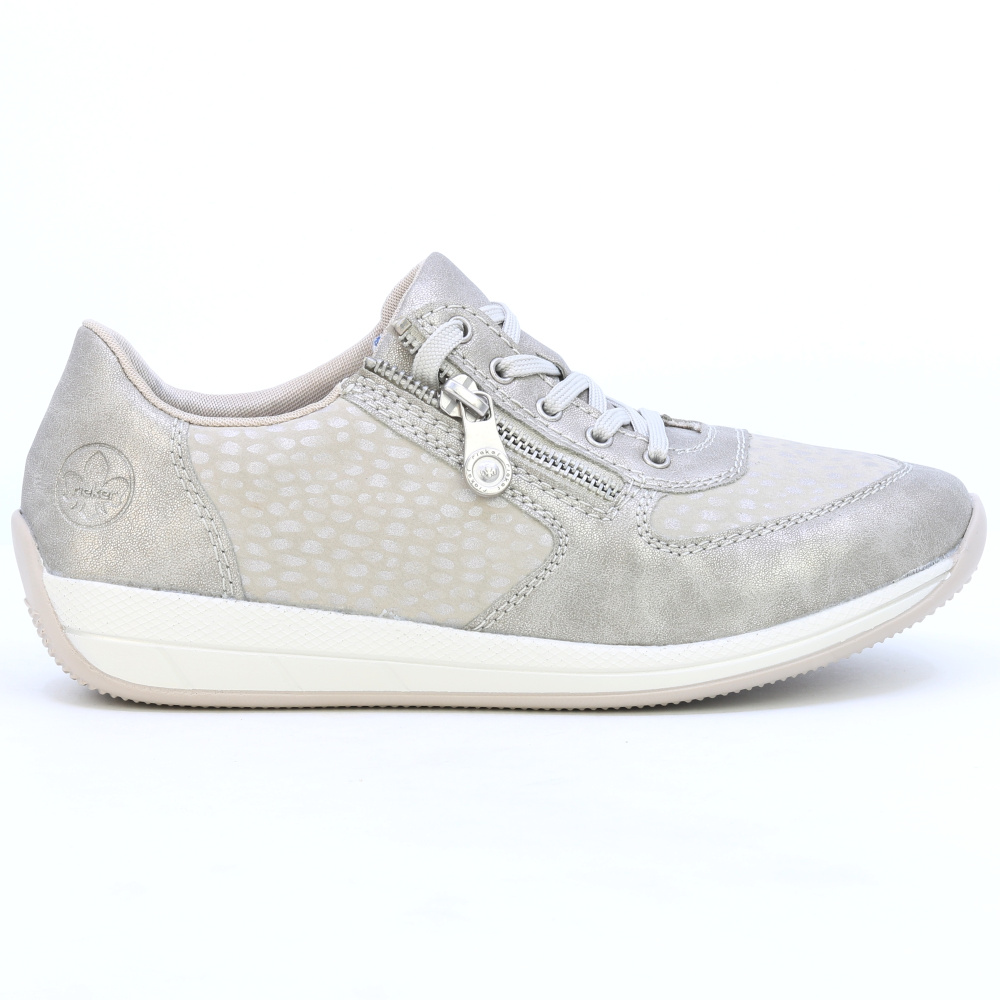 detail RIEKER N1112-60 béžové dámské tenisky