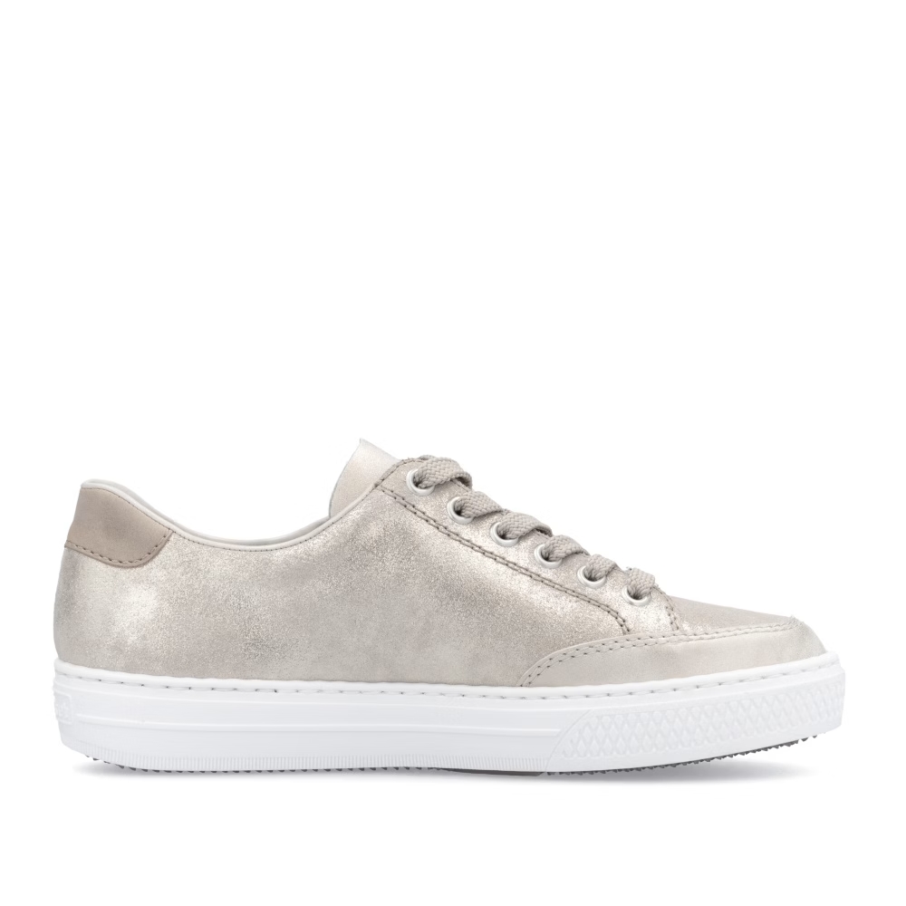 detail RIEKER L5903-62 zlaté dámské tenisky