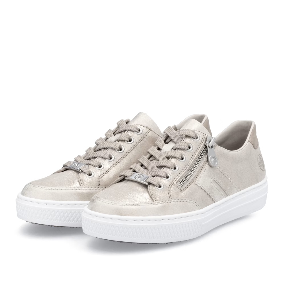 detail RIEKER L5903-62 zlaté dámské tenisky