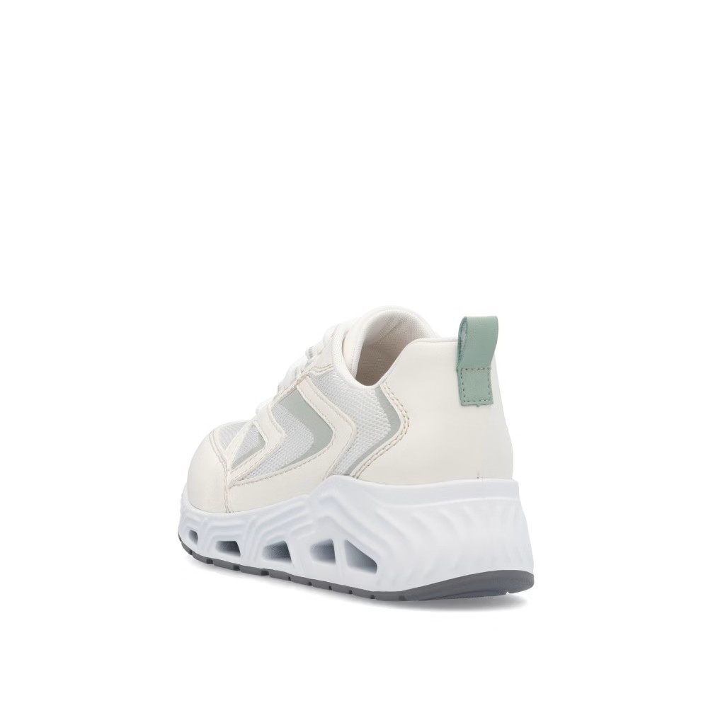 detail RIEKER N5205-80 bílé dámské tenisky