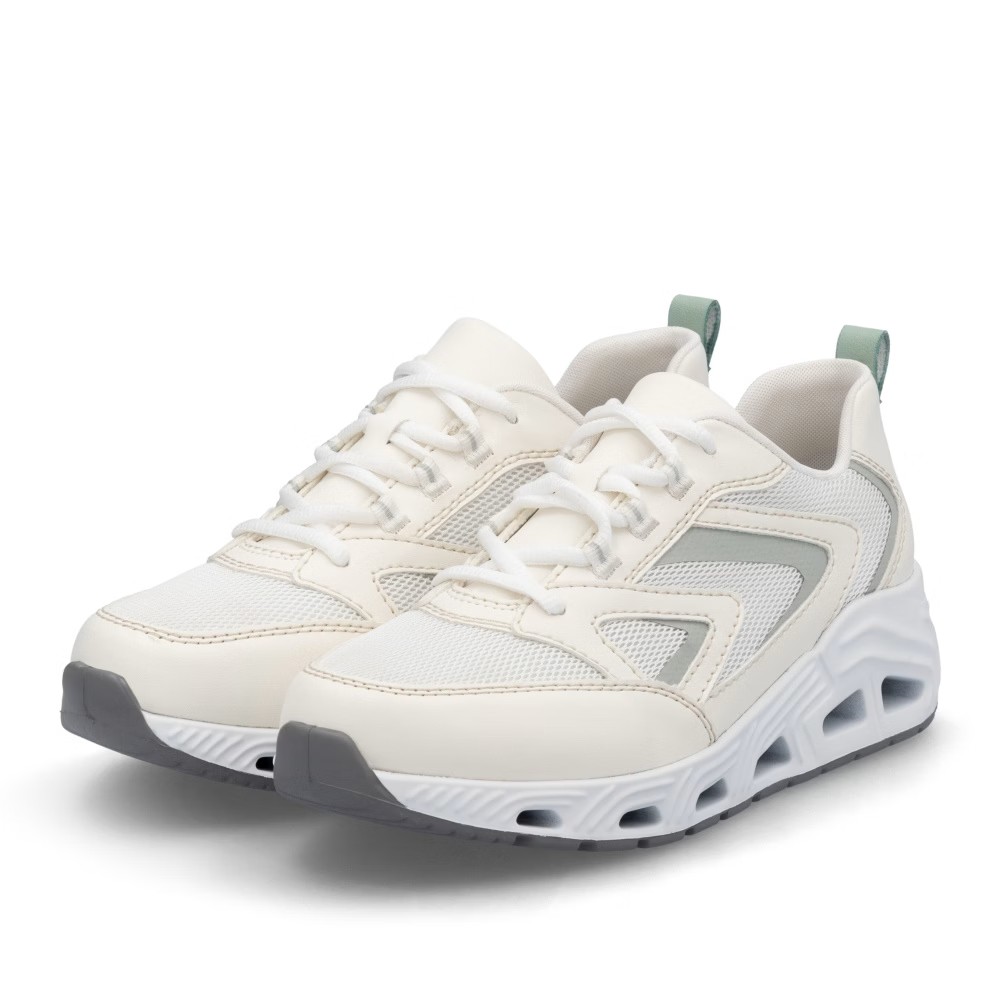 detail RIEKER N5205-80 bílé dámské tenisky