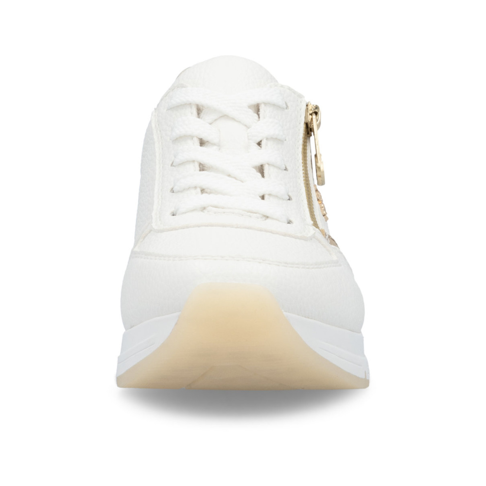 detail RIEKER 58902-80 bílé dámské tenisky