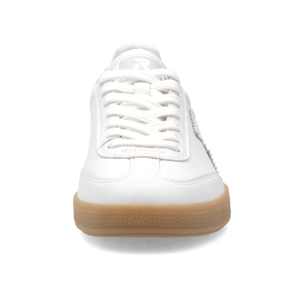 detail RIEKER W2200-80 bílé dámské kožené tenisky