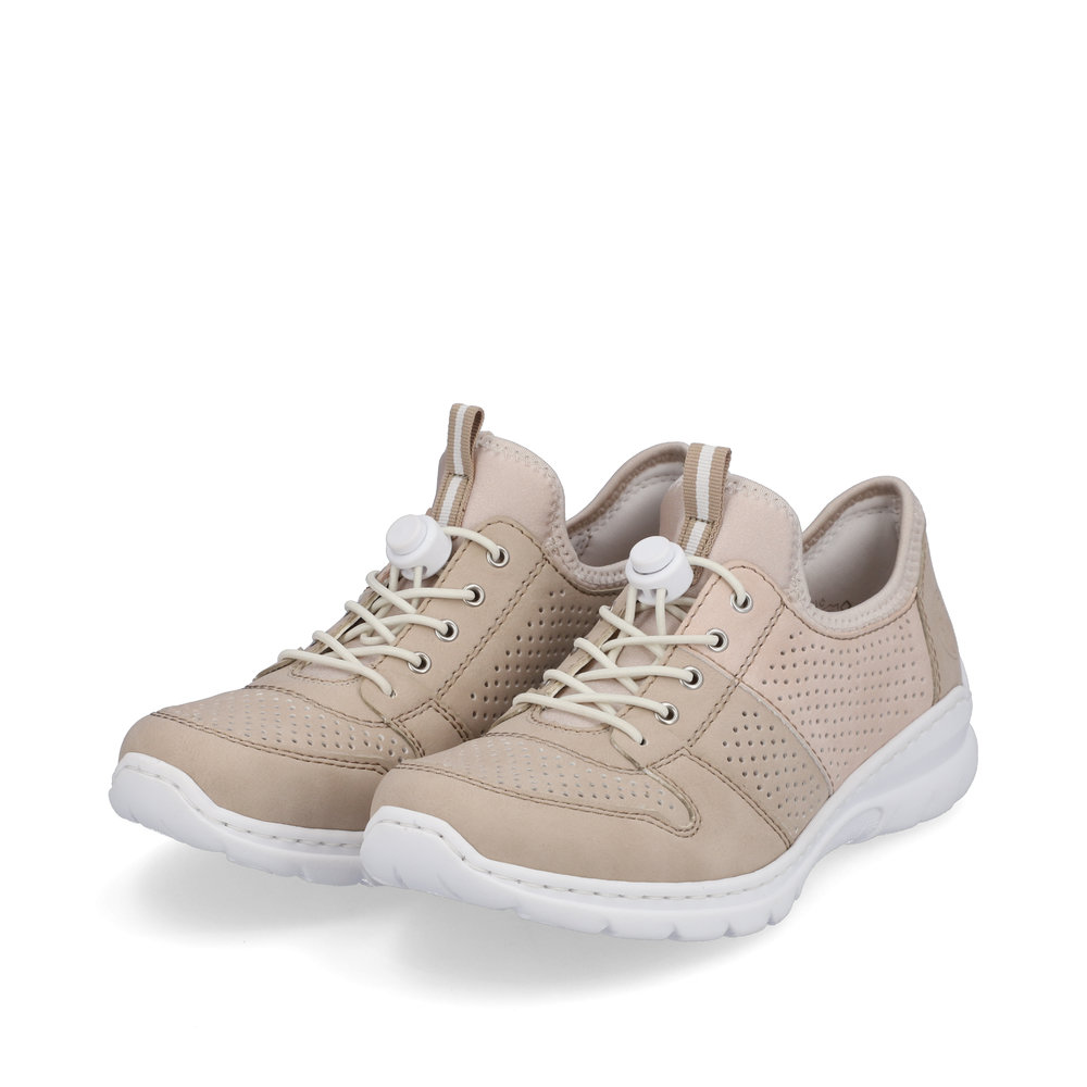 detail RIEKER L3254-62 béžové dámské tenisky