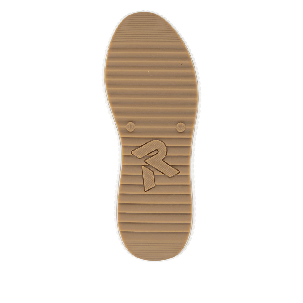 detail RIEKER W1703-62 béžové dámské tenisky