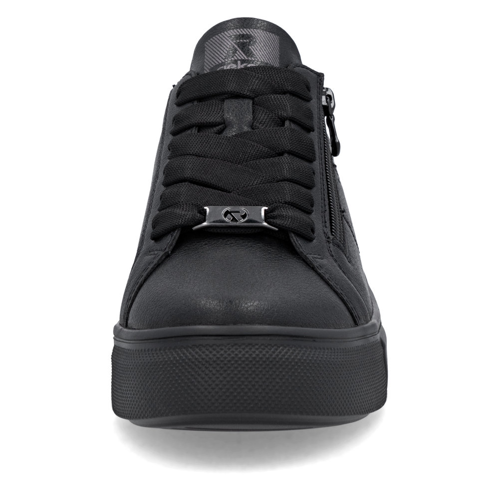 detail RIEKER W2605-02 černé dámské tenisky