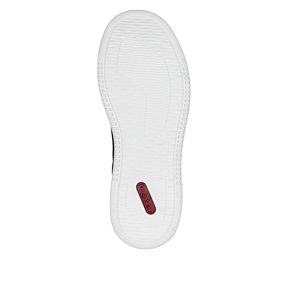 detail RIEKER M7811-00 černé dámské moderní tenisky do města