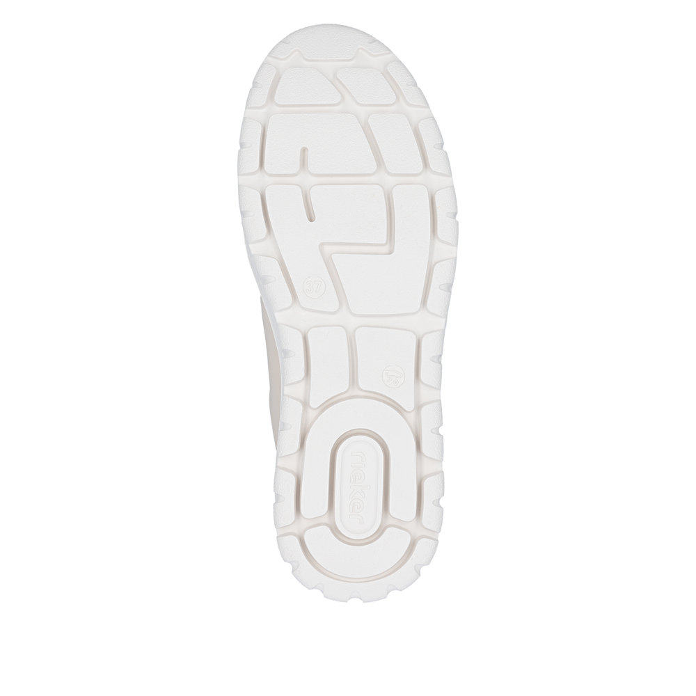 detail RIEKER N1301-60 béžové dámské kožené tenisky antistress