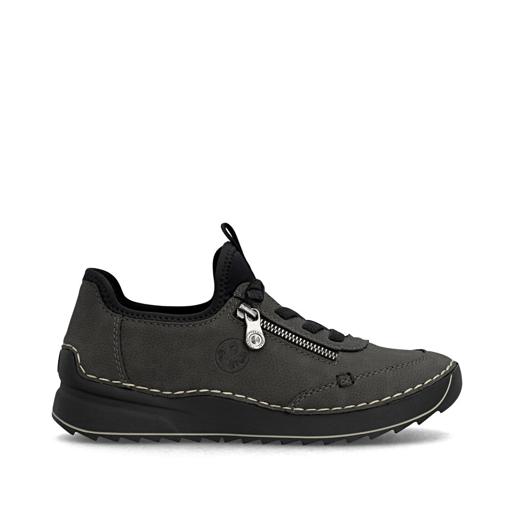 detail RIEKER 51568-45 grey women’s shoes, comfortable Antistress sole