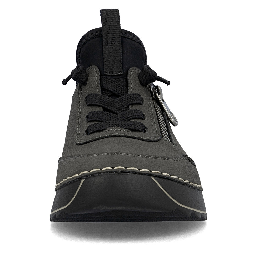 detail RIEKER 51568-45 grey women’s shoes, comfortable Antistress sole